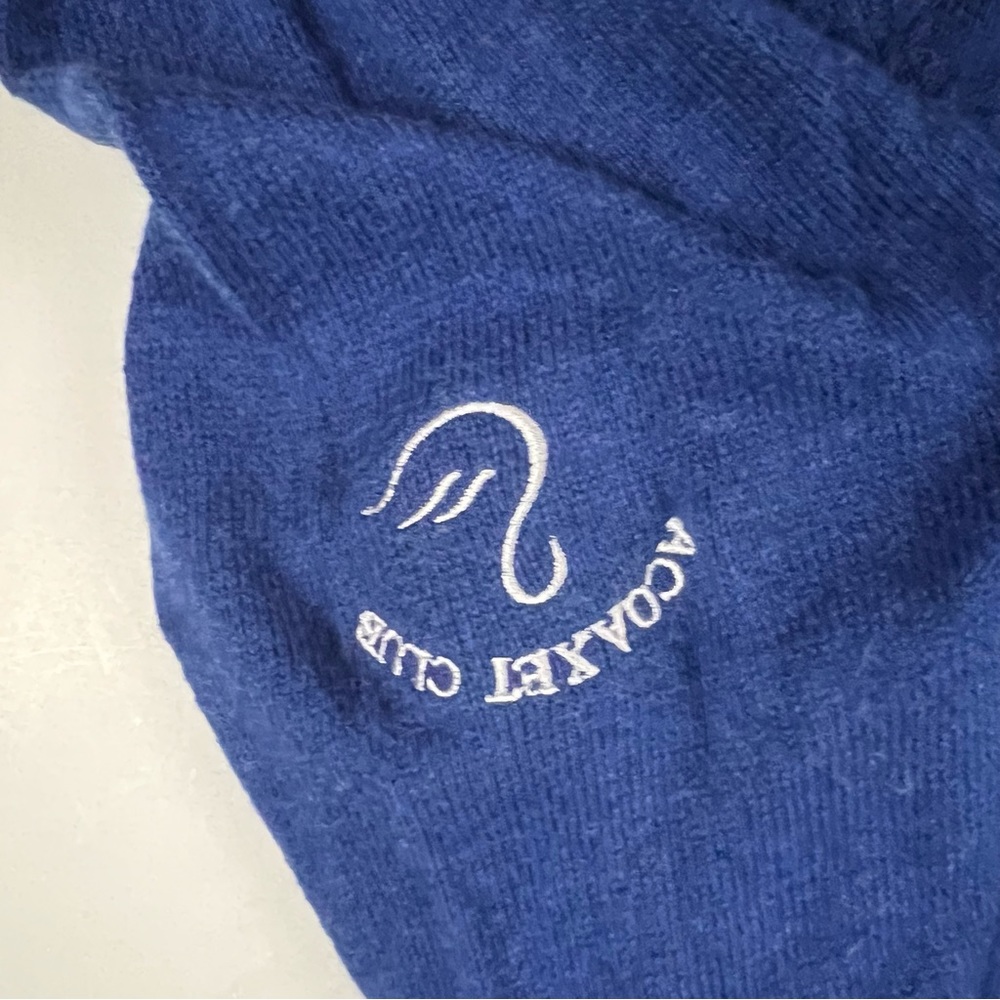 Peter Millar Blue V Neck Sweater Size Large - Picture 4 of 4